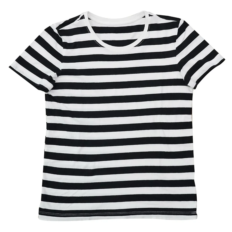 Striped Ref T