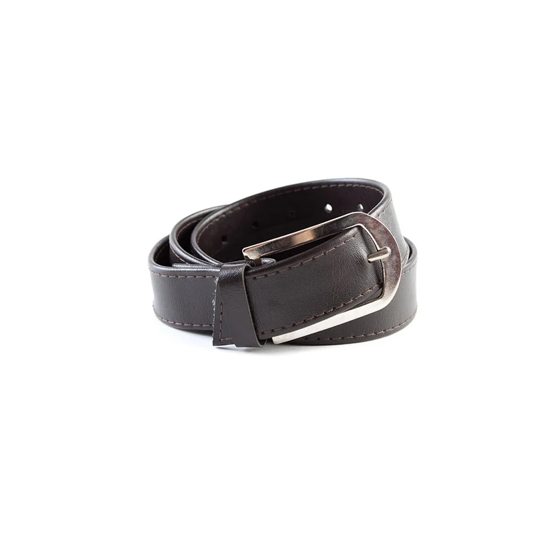 Matte Black Leather Belt