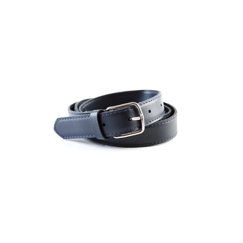 Blue Leather Belt