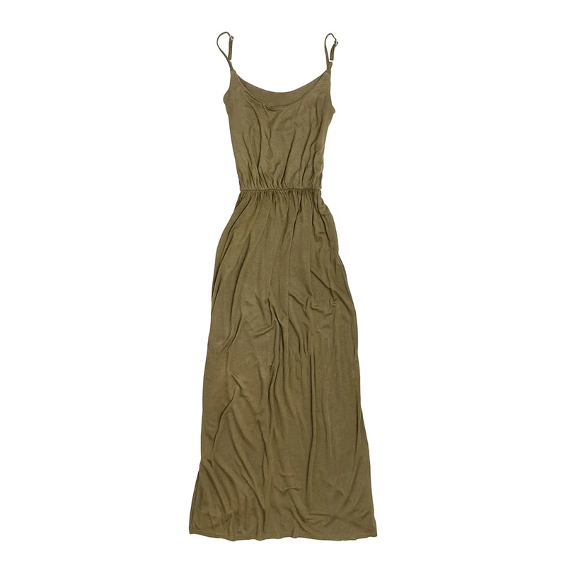 Full Length Spaghetti Strap Dress