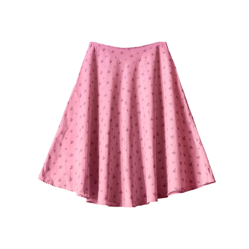 Pink Flower Skirt
