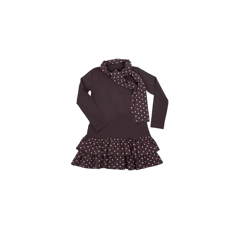 Long Sleeve Scarf Dress