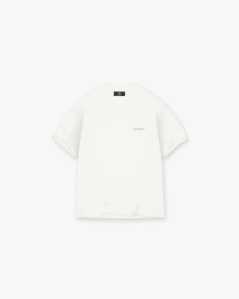 Block Logo T-Shirt - Flat White