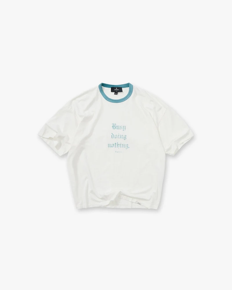 Busy Doing Nothing T-Shirt - Flat White