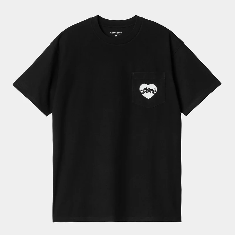 Carhartt WIP Armour Pocket T-shirt för män - Svart / Vit