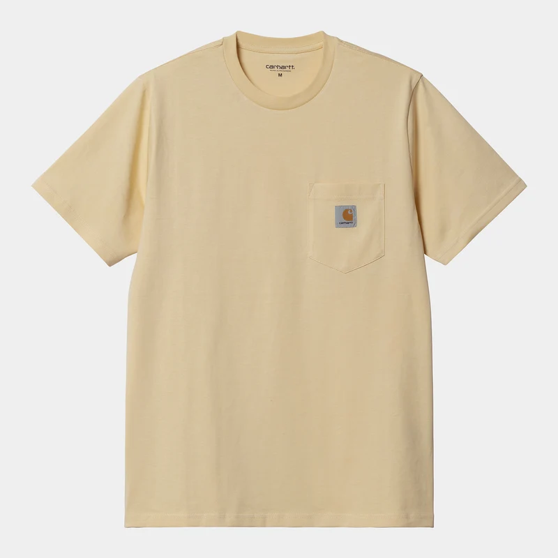Carhartt WIP Herr Pocket T-Shirt - Cornsilk