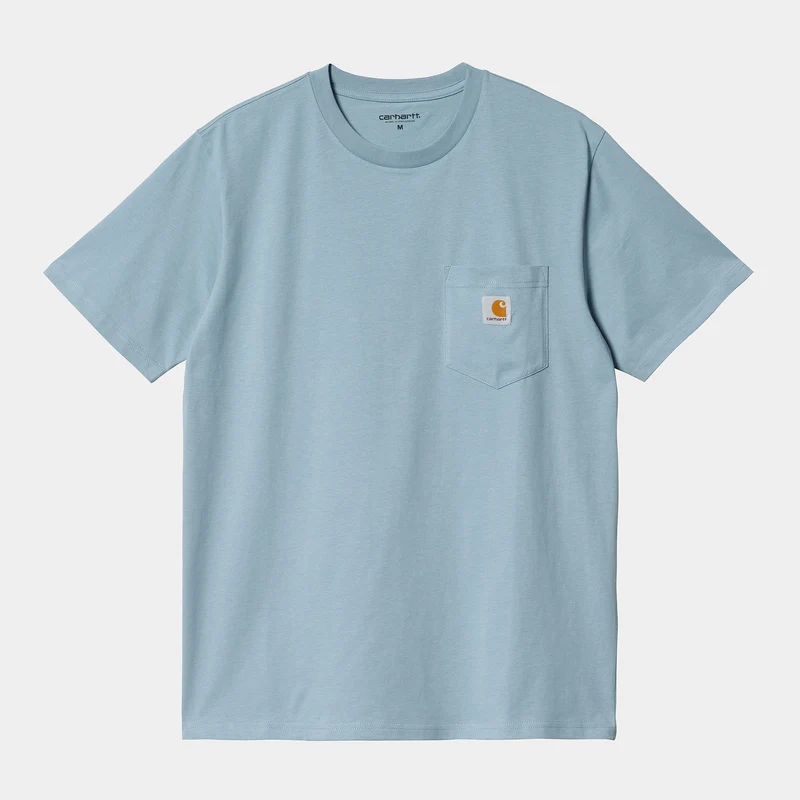 Carhartt WIP Pocket T-shirt för män - Misty Sky