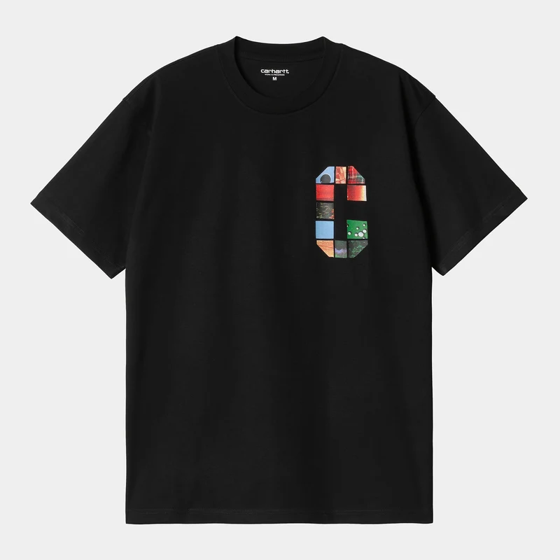 Carhartt WIP Mens Machine 89 T-shirt - Svart