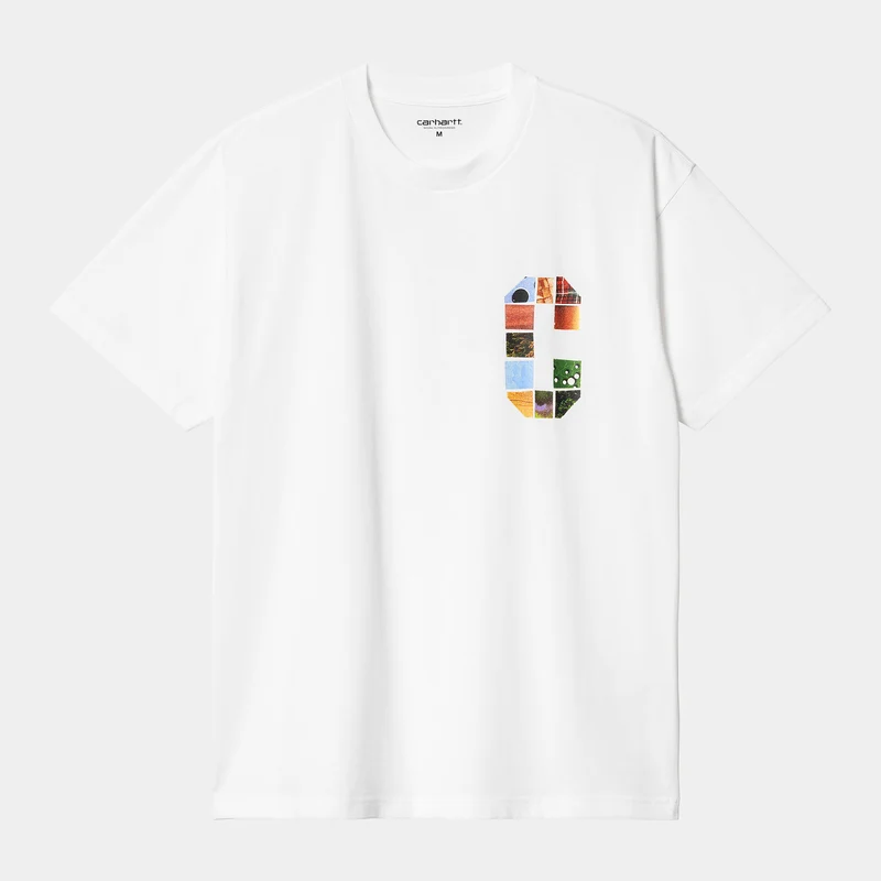 Carhartt WIP Mens Machine 89 T-shirt - Vit