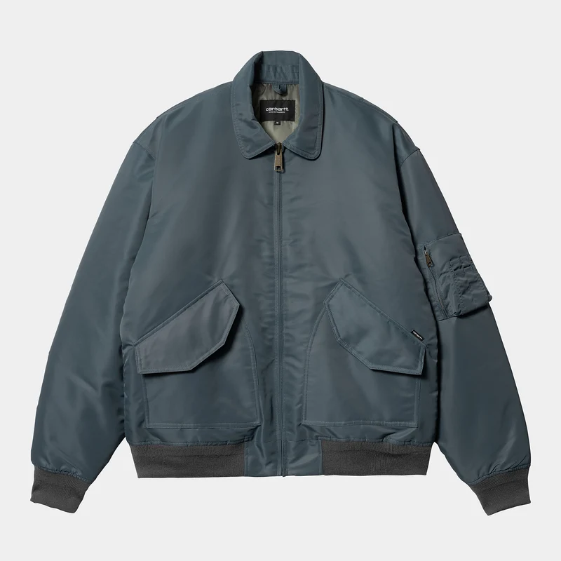 Carhartt WIP Herr Olten Bomberjacka - Ore / Smoke Green