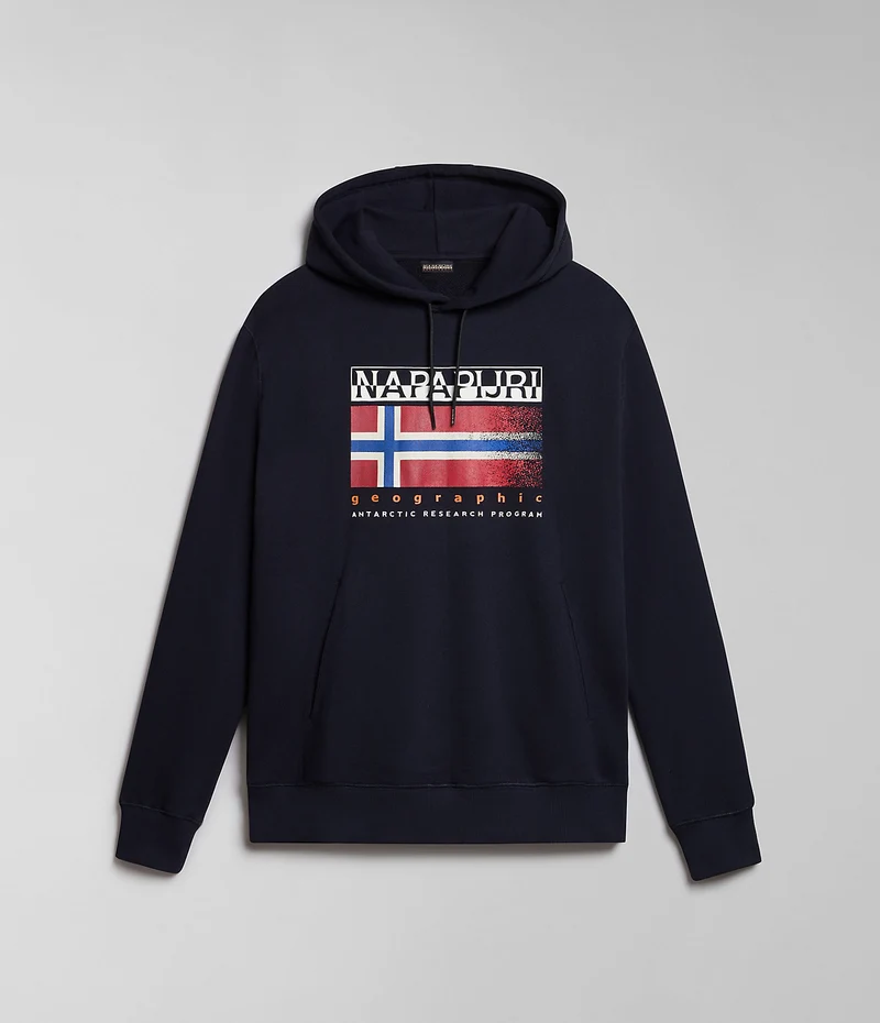 Napapijri Herr Kreis Hoodie - Svart