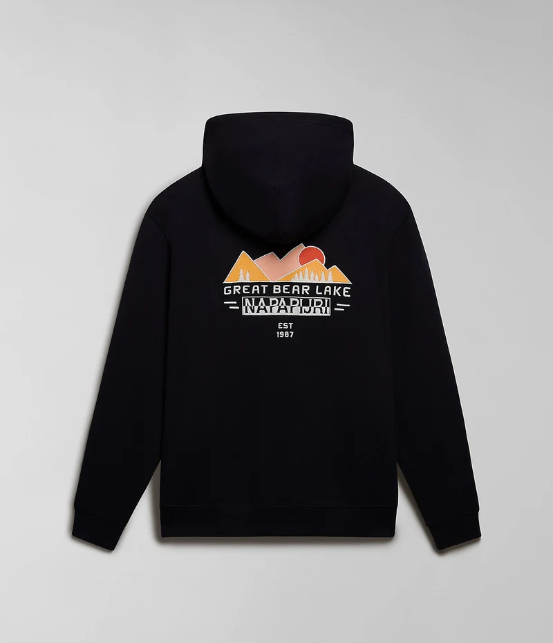 Napapijri Herr Boyd Hoodie - Svart
