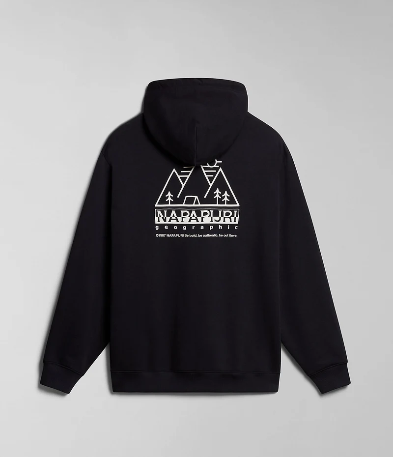 Napapijri Herr Faber Hoodie - Svart