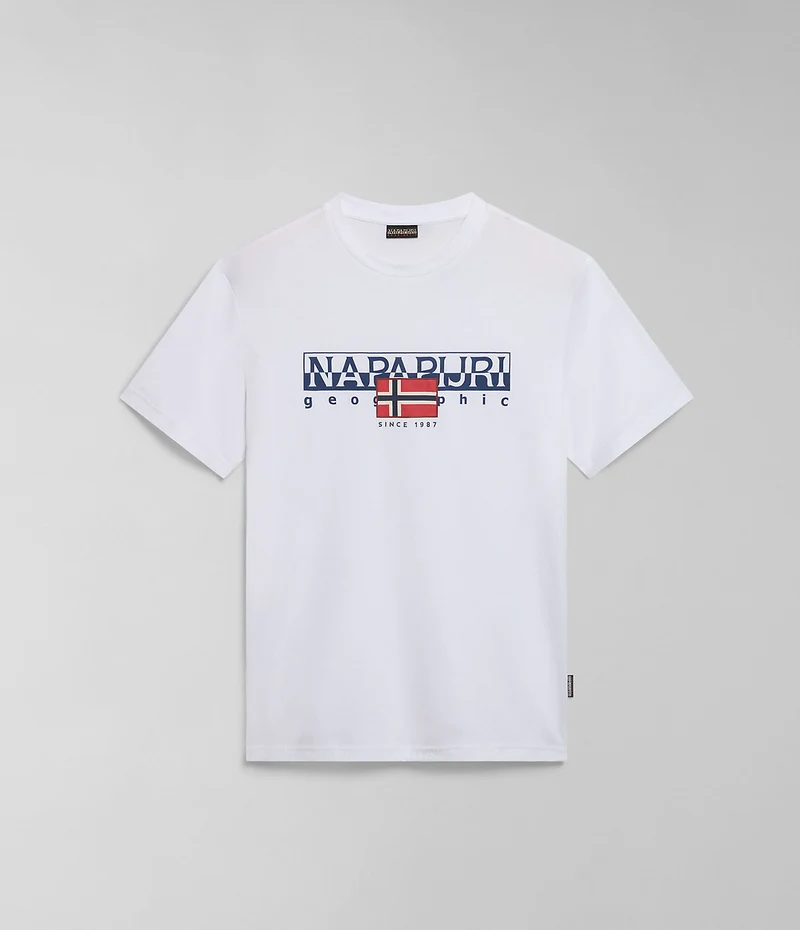 Napapijri Herr Aylmer T-shirt - Vit