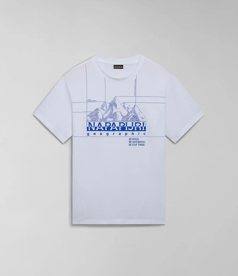 Napapijri Herr Rame T-shirt - Vit