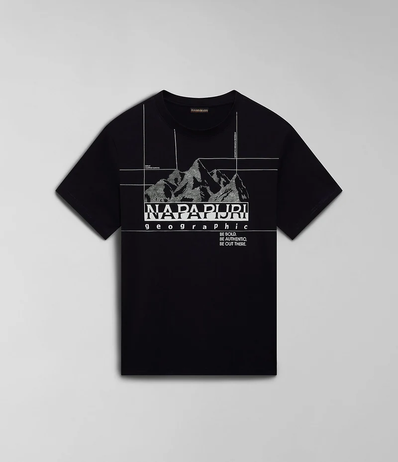 Napapijri Herr Rame T-shirt - Svart