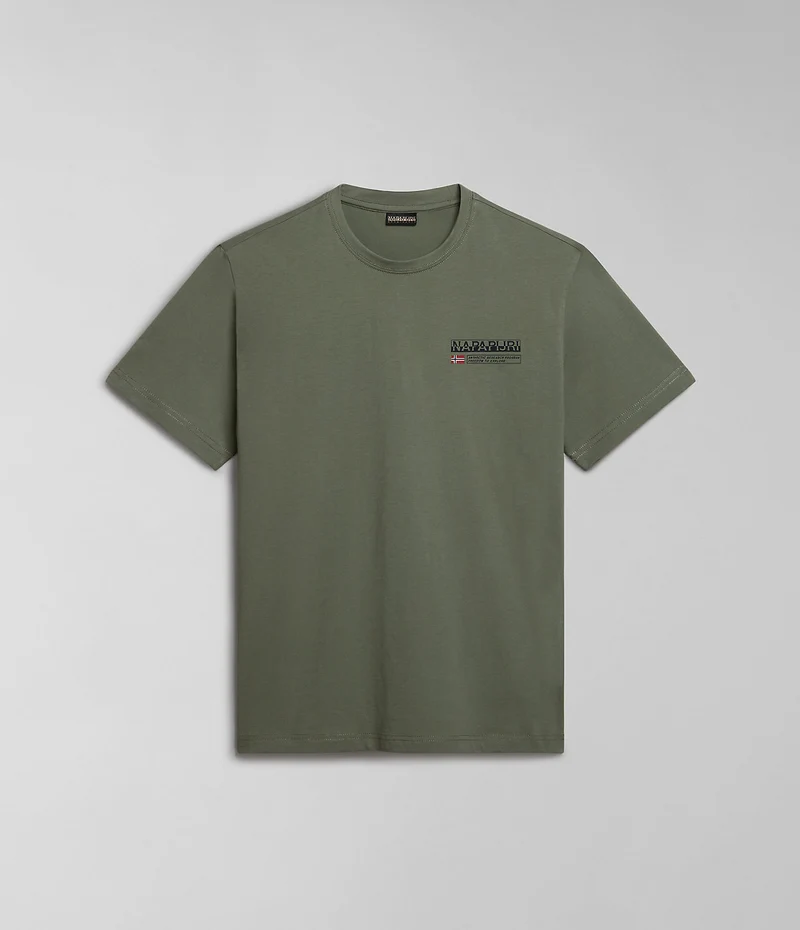 Napapijri Herr Kasba T-shirt - Grön Lav