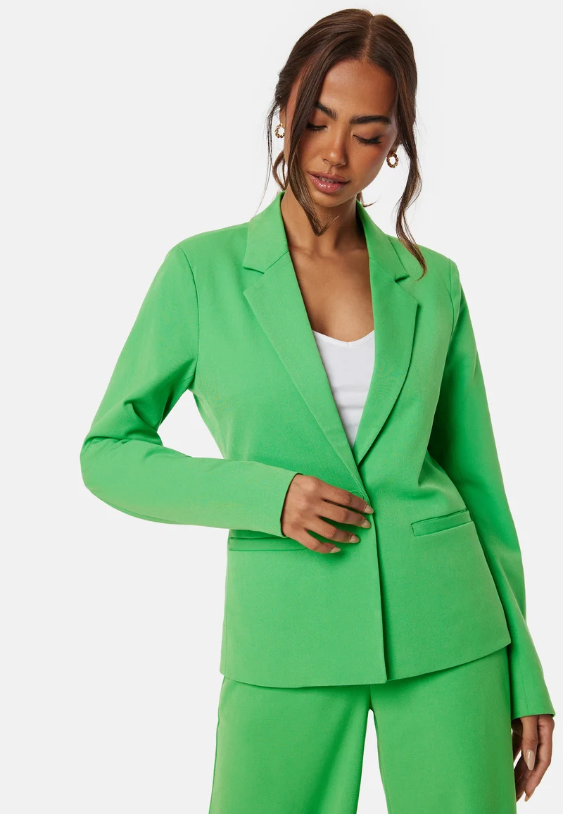 Lisa L/S Button Blazer