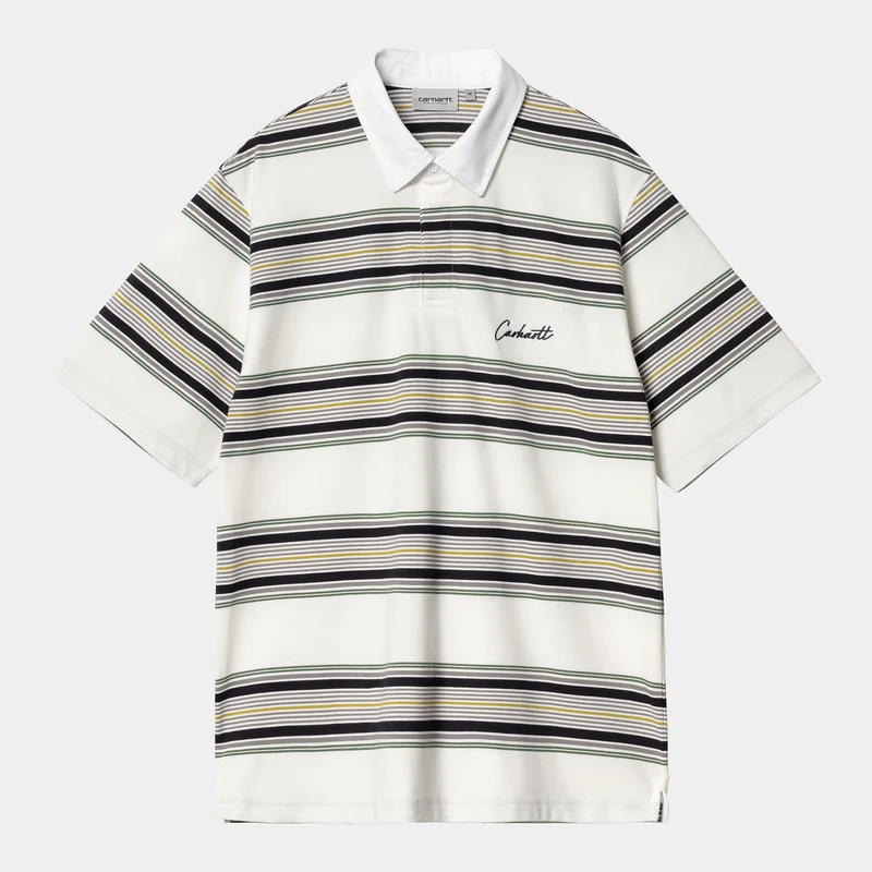 Carhartt WIP Herr Gaines kortärmad rugbytröja - vax