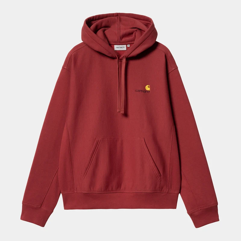 Carhartt WIP Herr American Script Mjukisbyxa - Toscana