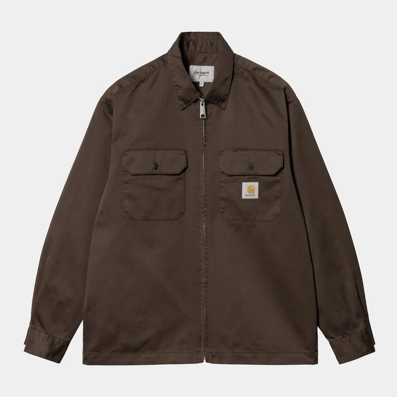 Carhartt WIP Herr Craft Zip Shirt - Buckeye