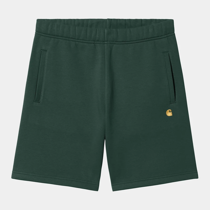 Carhartt WIP Män Chase Sweat Short - Discovery Green