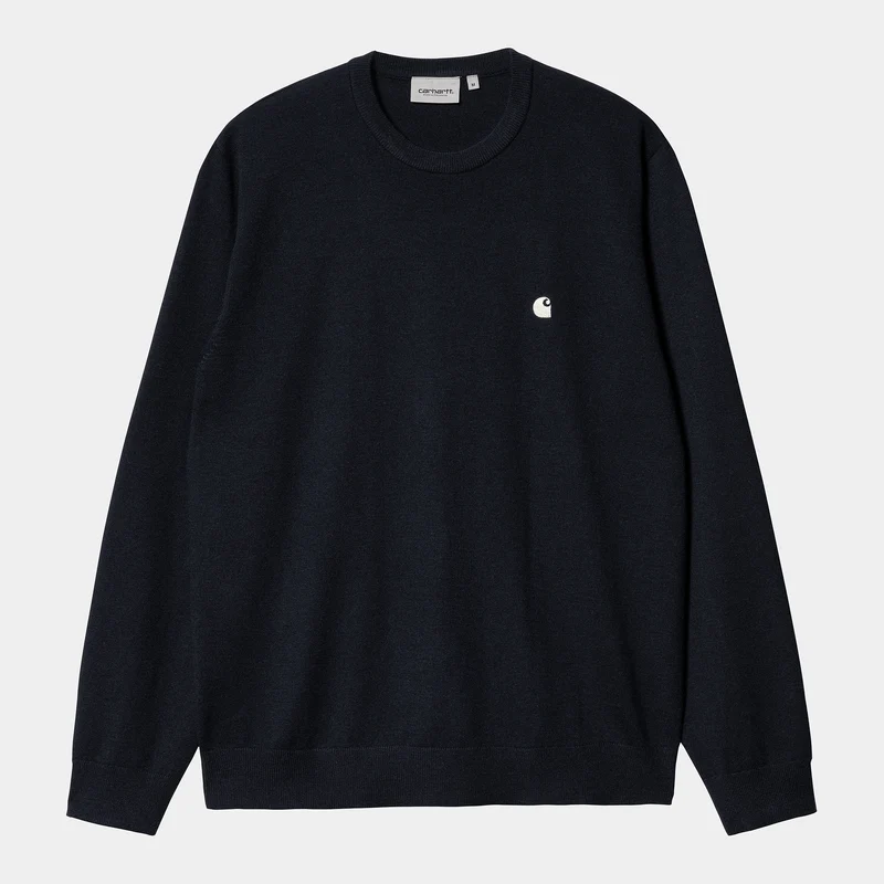 Carhartt WIP Madison tröja för män - Dark Navy / Wax