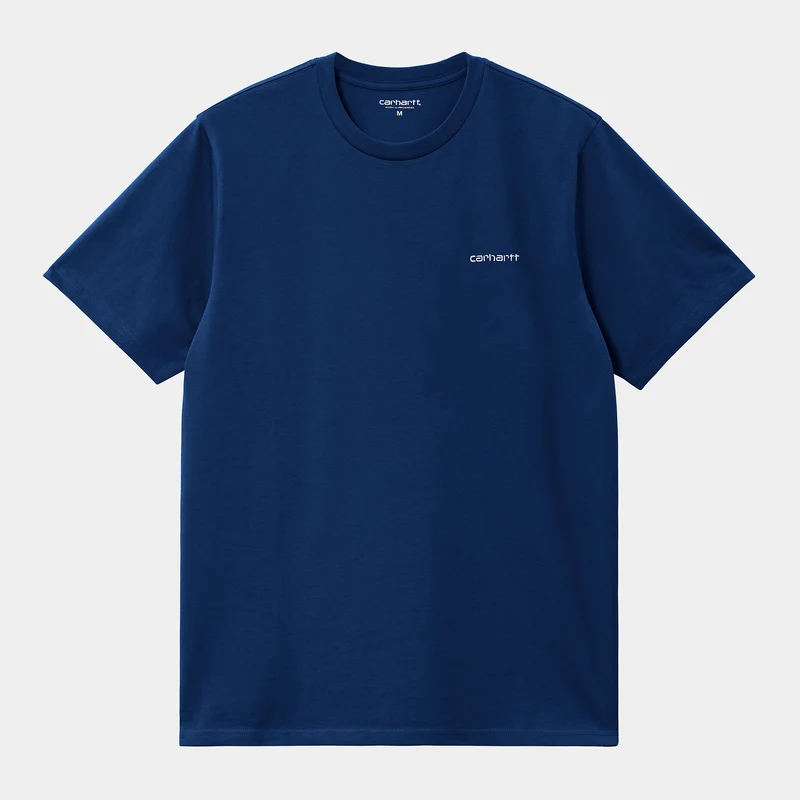 Carhartt WIP Man Script Broderi Kortärmad T-shirt - Elder