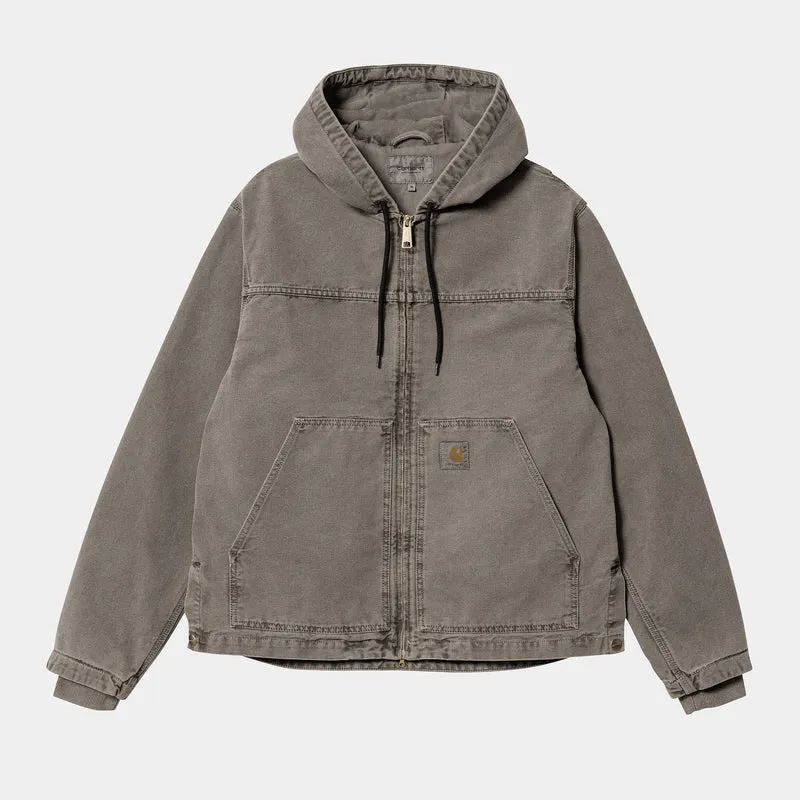 Carhartt WIP Herr Arling Jacka - Black Faded