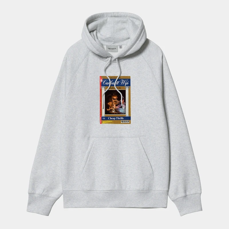 Carhartt WIP Herr Cheap Thrills Hoodie - Ash Heather
