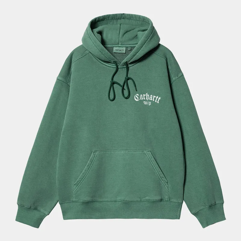 Carhartt WIP Herr Onyx Script Hoodie - Körvel
