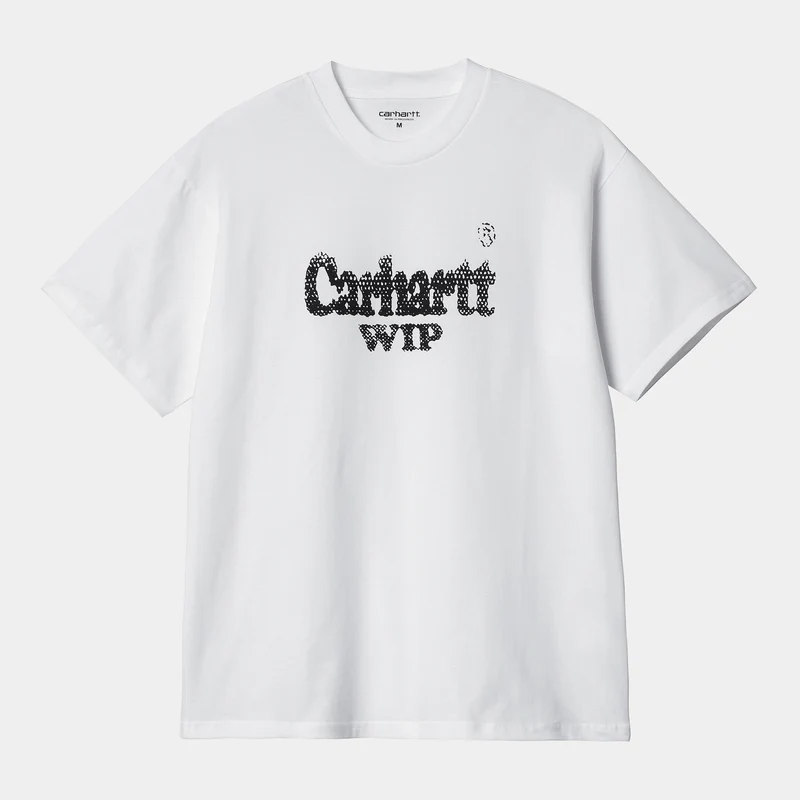 Carhartt WIP Spree Halvton T-shirt för män - Vit / Svart