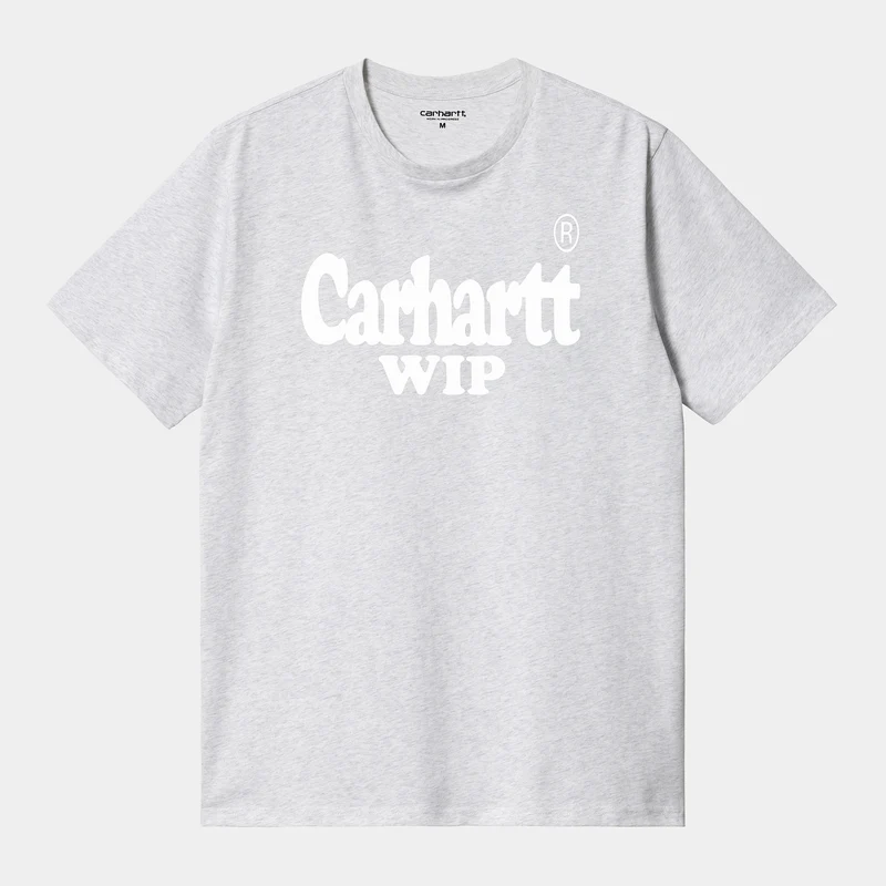 Carhartt WIP Spree Halftone T-Shirt för män - Ash Heather