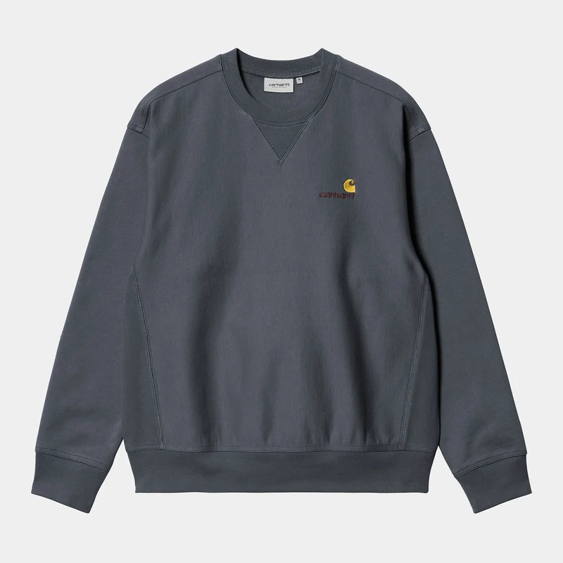 Carhartt WIP Herr American Script Träningströja - Zeus