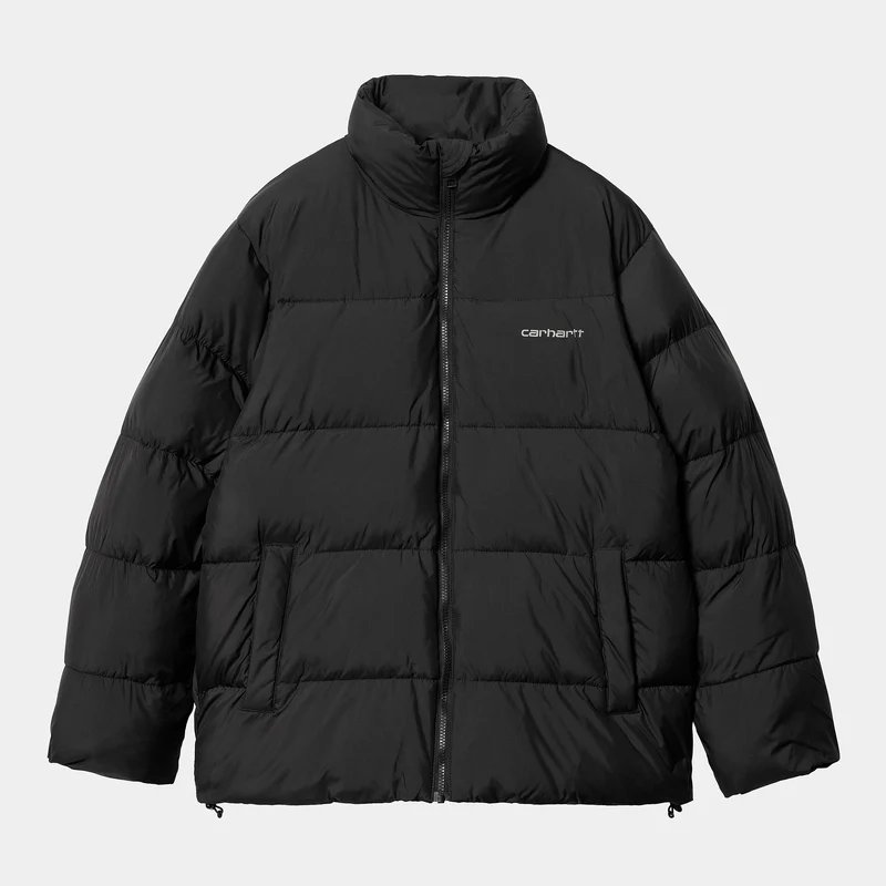 Carhartt WIP Springfield jacka för män - svart / smed