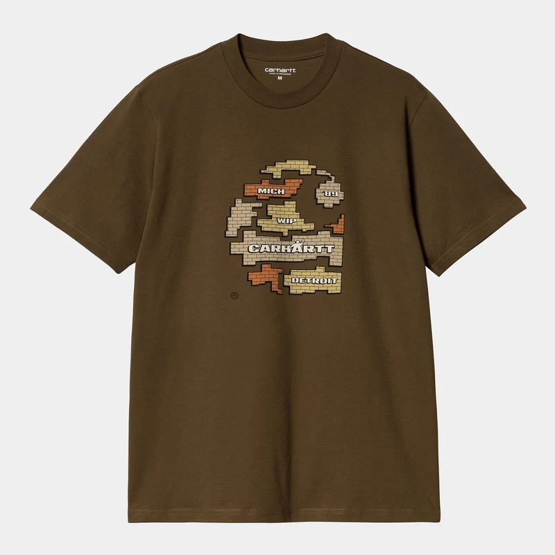 Carhartt WIP Kortärmad graft-tröja för män - Lumber