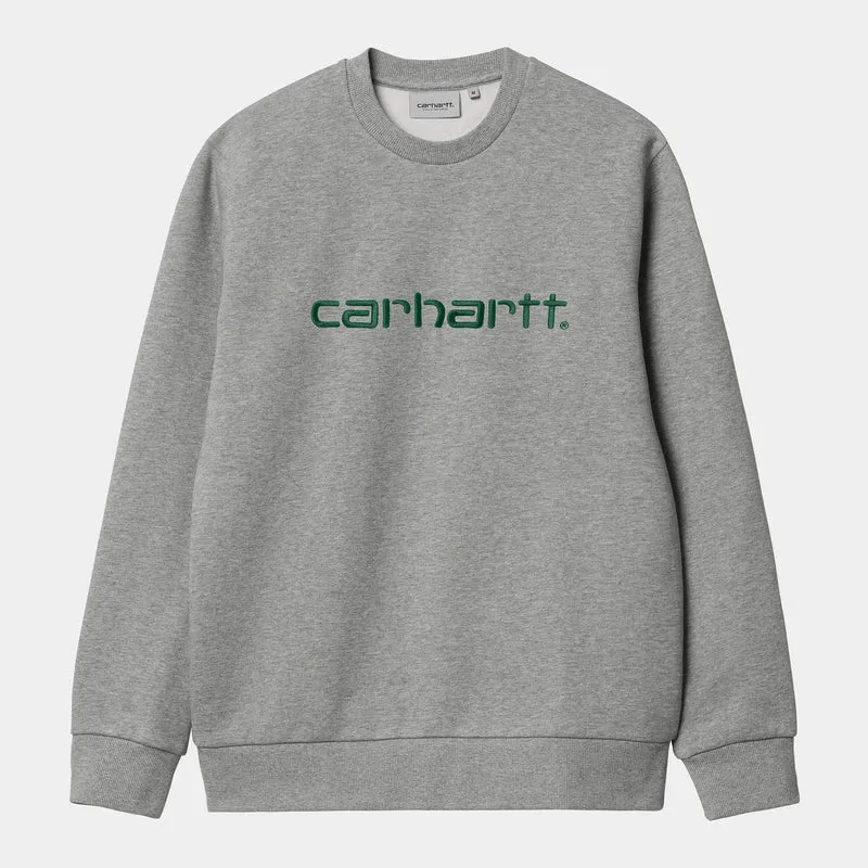 Carhartt WIP Herr Carhartt WIP Sweat Top - Grå Ljung
