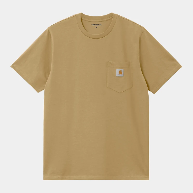 Carhartt WIP Kortärmad fick-T-shirt för män - Agate