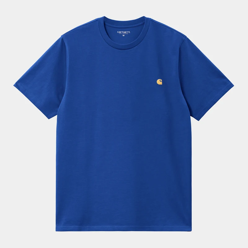 Carhartt WIP Chase kortärmad t-shirt för män - Acapulco