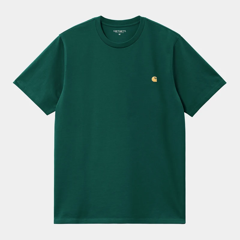 Carhartt WIP Chase kortärmad t-shirt för män - körvel