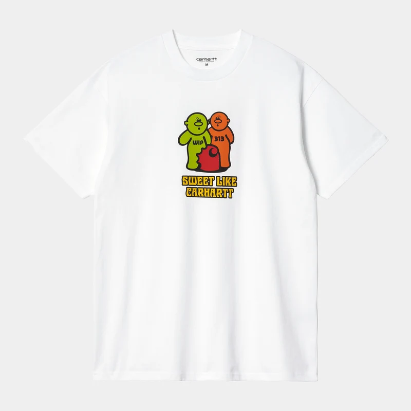 Carhartt WIP Gummy T-shirt för män - Vit