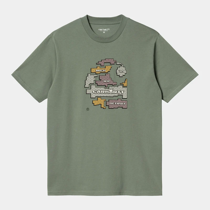 Carhartt WIP Kortärmad graft-t-shirt för män - Park
