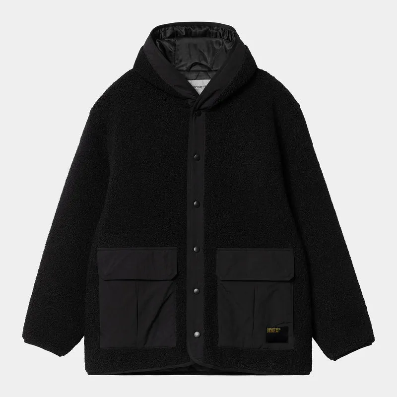 Carhartt WIP Herr Devin Hooded Liner Jacka - Svart
