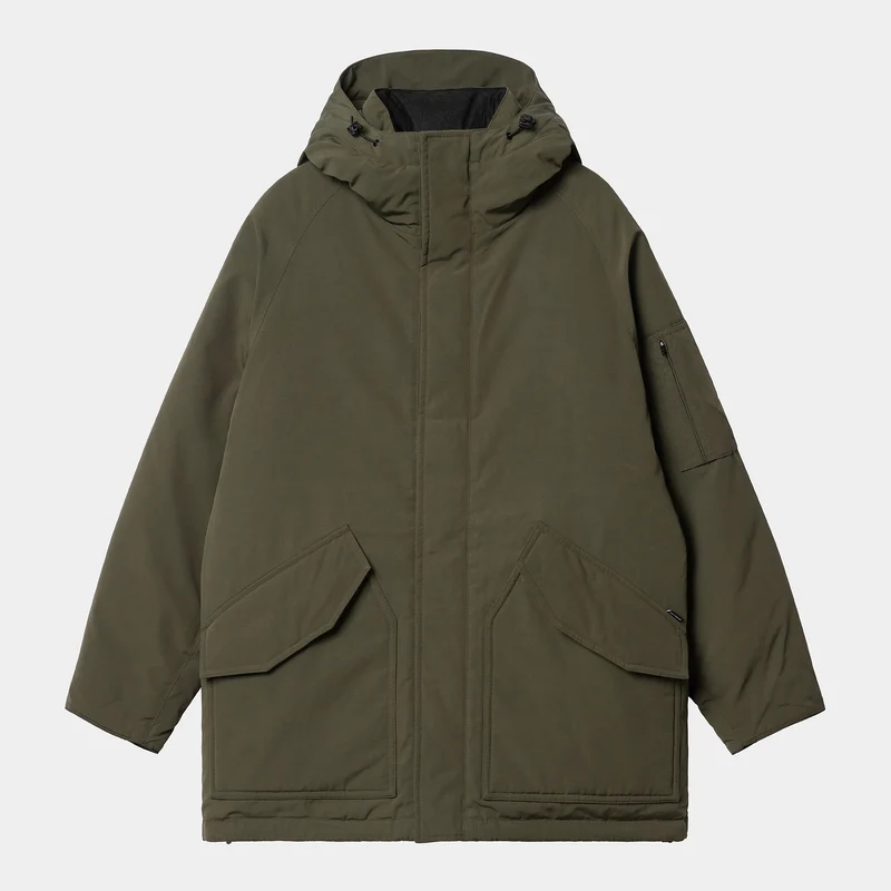 Carhartt WIP Penn Parkajacka för män - Cypress