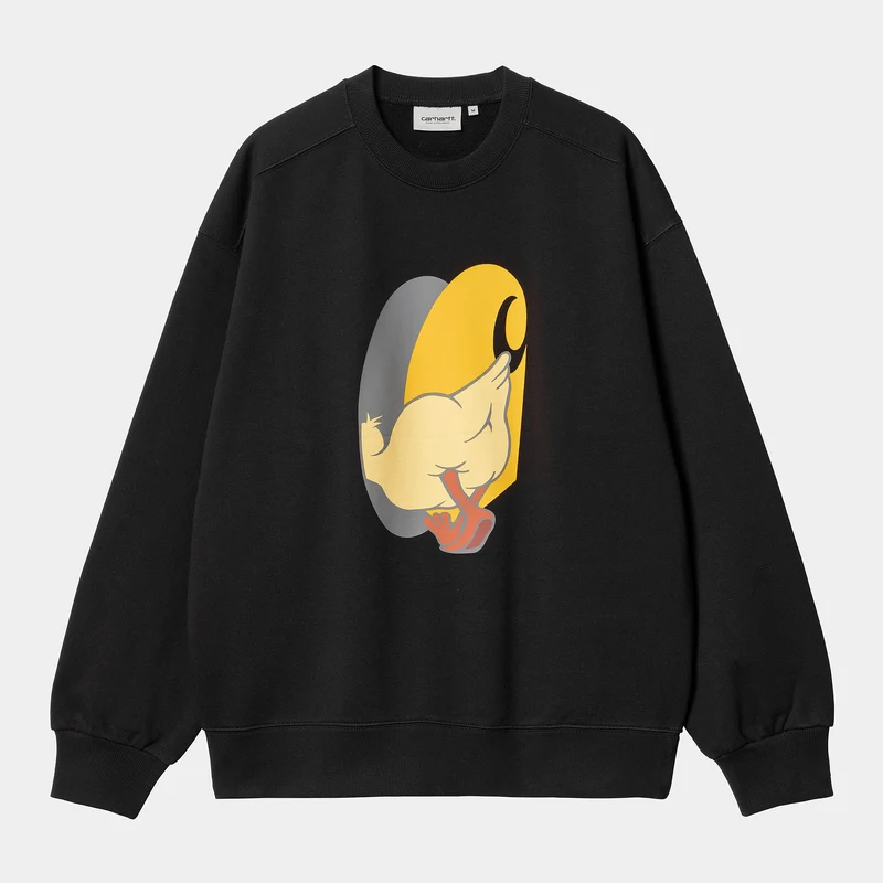 Carhartt WIP Herr Deadkebab Knock Knock Sweat Sweat Top - Svart