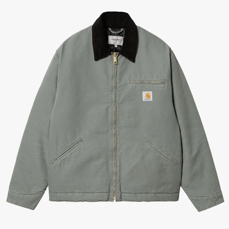 Carhartt WIP Detroit jacka för män - Smoke Green