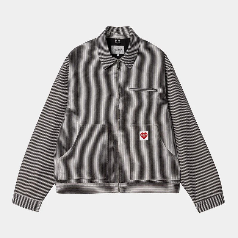 Carhartt WIP Terrell jacka för män - Mörk marinblå / vax