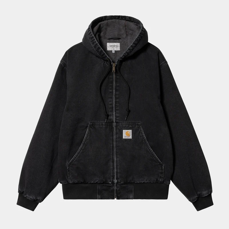 Carhartt WIP Herr OG Active Stentvättad jacka - Svart