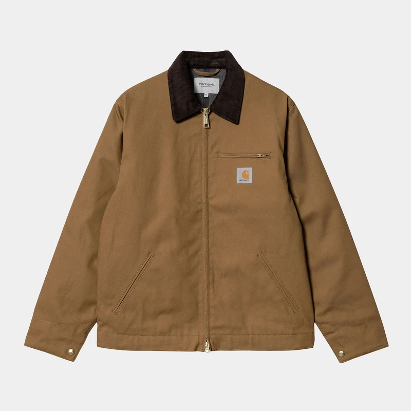 Carhartt WIP Detroit Rigid Jacket för män - Hamilton Brown / Tobacco