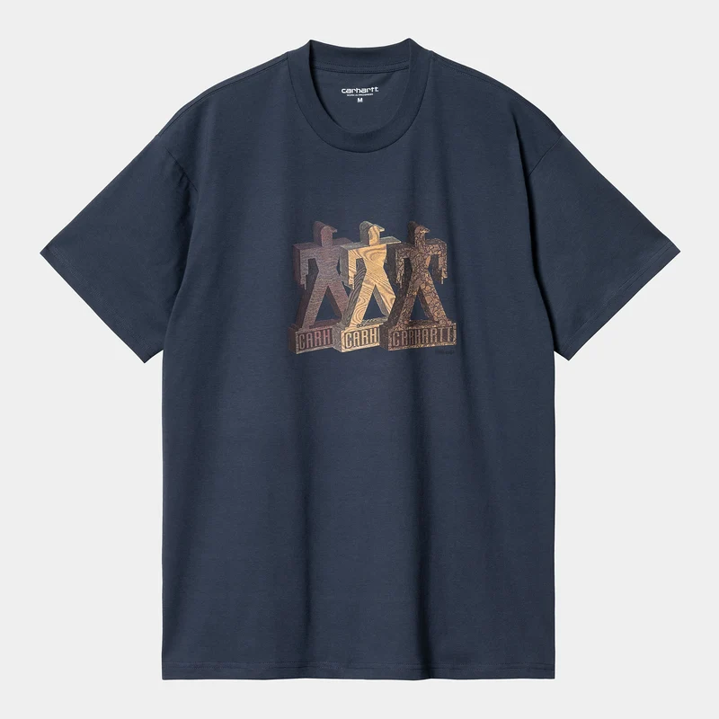 Carhartt WIP Ekologisk T-shirt för män - Blå